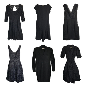 One Off Joblot of 11 Women's Ex-Chainstore Mixed Black Dresses