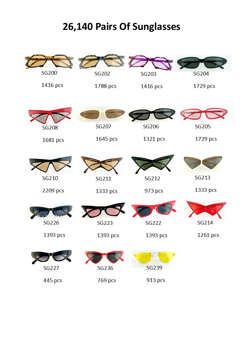 26140 mixed sunglasses