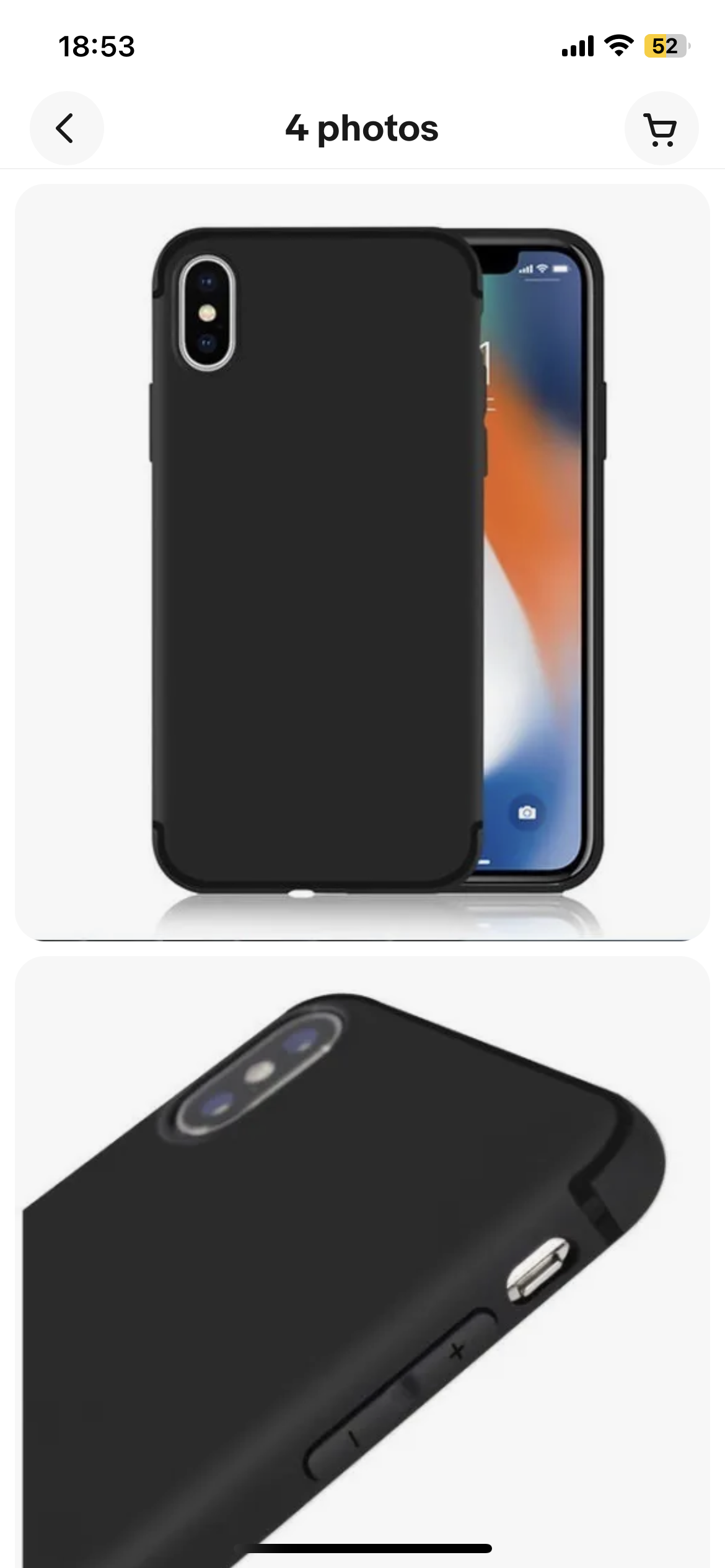 Case for iphone X silicone case (Brand New)