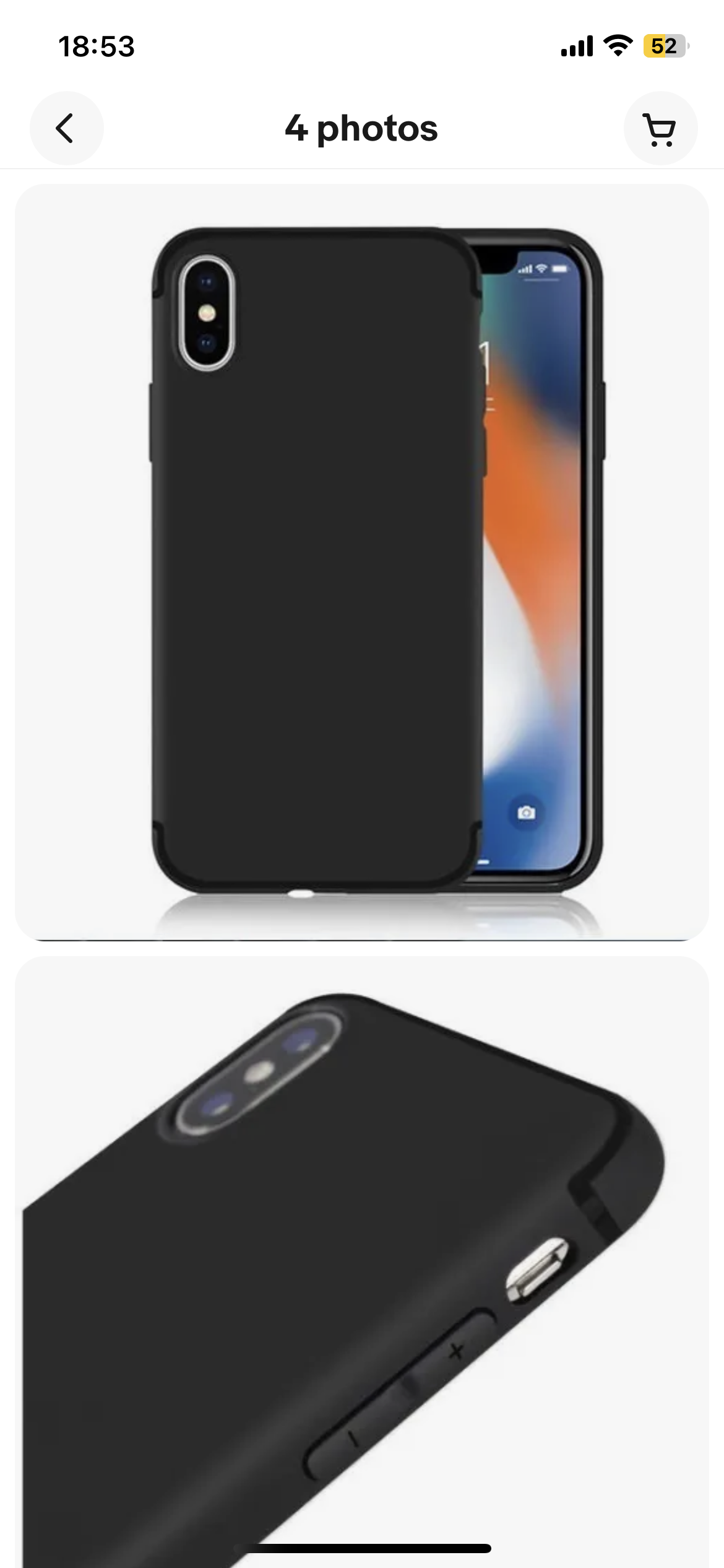 Case for iphone X silicone case (Brand New)