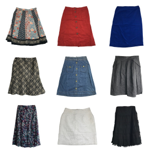 One Off Joblot of 36 Women's Ex-Chainstore Mixed Style Skirts