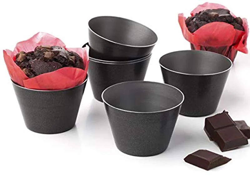 80pcs - Pudding Mould Set of 6 - Dariole Moulds - Cupcake Moulds