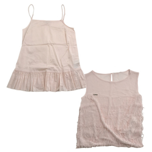 One Off Joblot of 4 Girl's Twinset Mixed Light Pink Tops