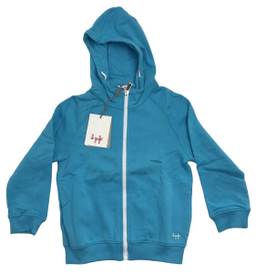 One Off Joblot of 6 IL Gufo Childrens Blue Cotton Hoodies Sizes 4-10 Years