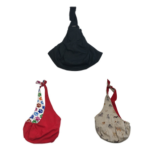 One Off Joblot of 3 Mixed Dog Hand-Free Sling Carry Bag