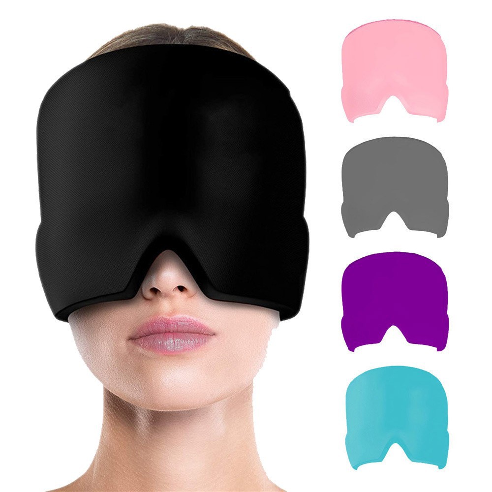 10pcs - Reusable Gel Hot & Cold Therapy Headache Stress Relax Pain Relief Mask Cap - Random Colour|GCVM003-Single|UK seller