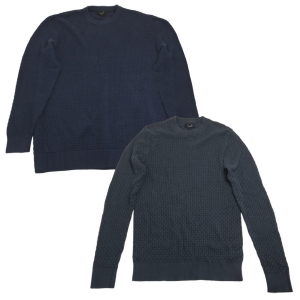 One Off Joblot of 4 Men's Ex-Chainstore Mixed Navy & Grey Jumpers