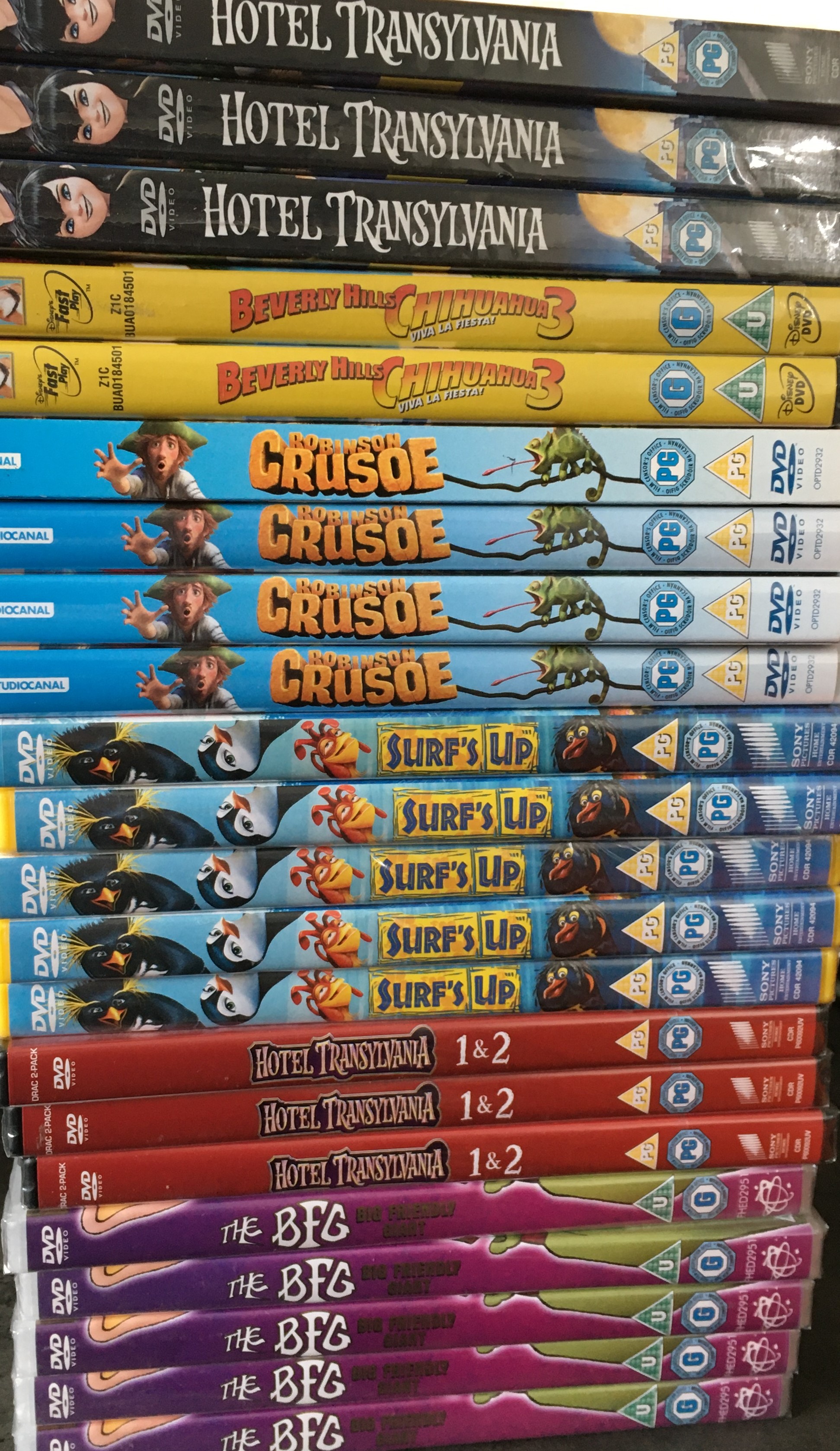 42 x New & Sealed Kids DVDs inc Christmas DVDs