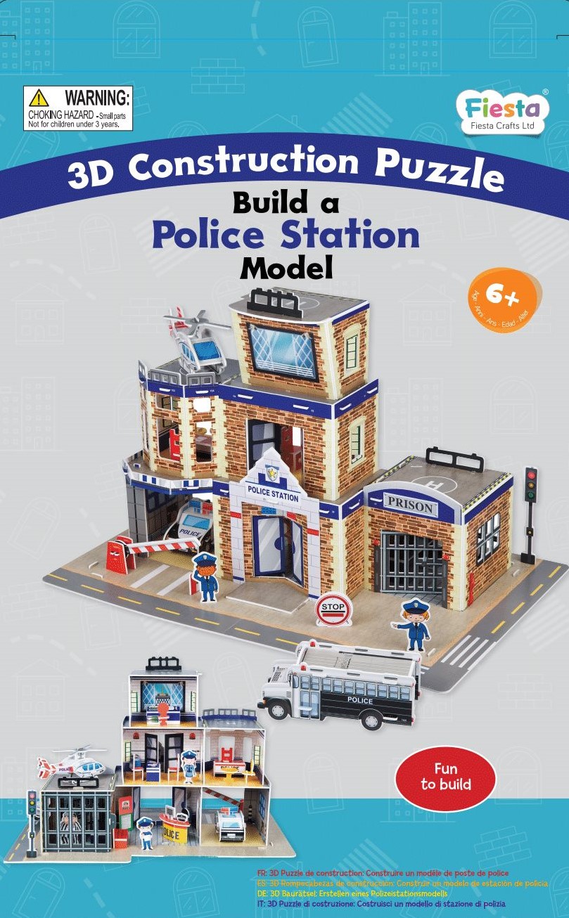 Fiesta Crafts 3D Construction Craft - Police Station