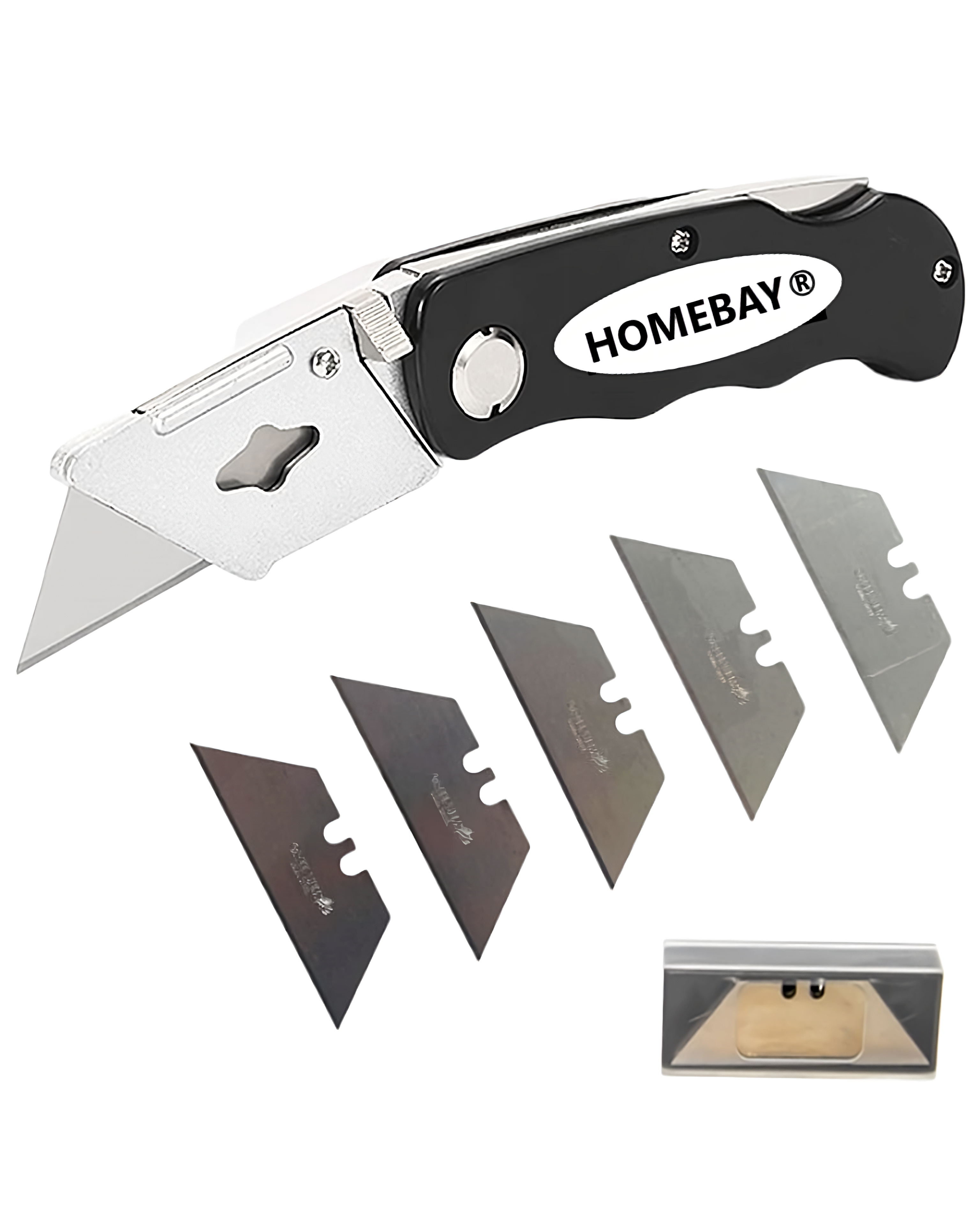 120 x Folding Utility Knife Tradesman pocket metal knife cardboard box carpet plastic cutter 