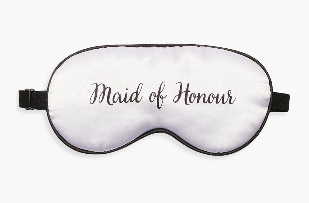 Maid of Honour Satin Sleep Mask