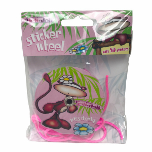 One Off Joblot of 36 Jeli Deli Miss Cheeky Sticker Wheel (50 Stickers)