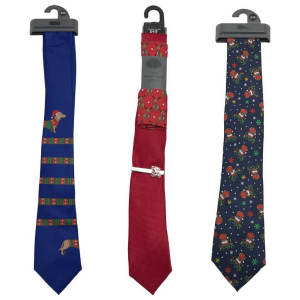 Wholesale Joblot of 46 Ex-Chainstore Mixed Christmas Ties - 3 Styles