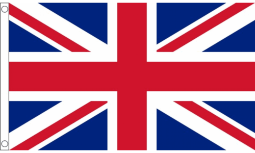Union Jack 9FT X 6FT Polyester Flag with Brass Eyelets