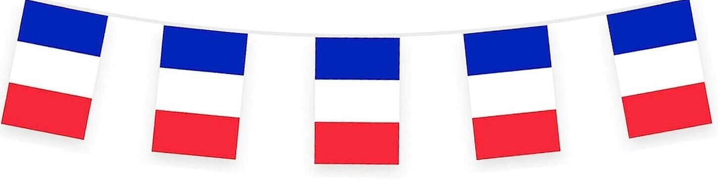 5760 Pieces of Mixed Nation PVC Bunting including France, Italy, Scotland and Spain