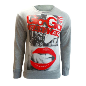 Wholesale Joblot of 45 Men's Gio-Goi Radio Edit Grey Sweatshirts - Size S-M