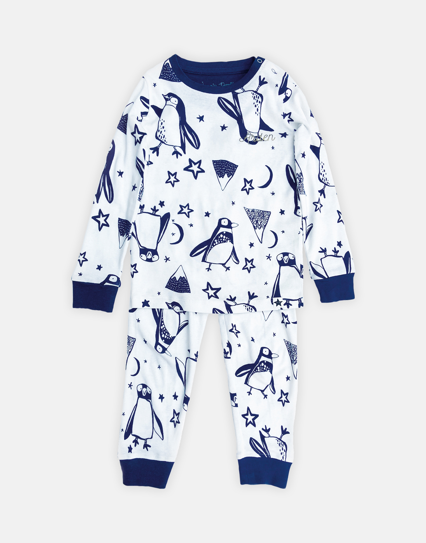 Jammie Doodles Penguin PJs 6-12 months