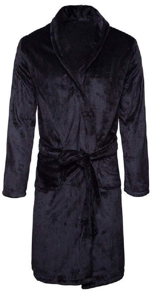 170 Black Bathrobes Unisex Medium To Large Chest 34-42 size 8-12