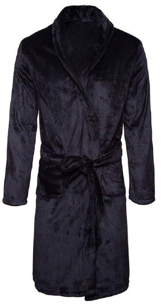 Black Bathrobes Unisex Medium To Large Chest 34-42 size 8-12