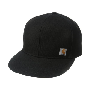 Wholesale Joblot of 180 Carhartt Black Firm Duck Flat Brim Snapback Caps