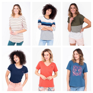 Wholesale Joblot of 50 Ladies Brakeburn Mixed T-Shirts & Tops - Huge Variety!