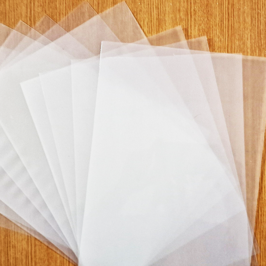 A4 Cloudy Plastic sheets (10-pack)  