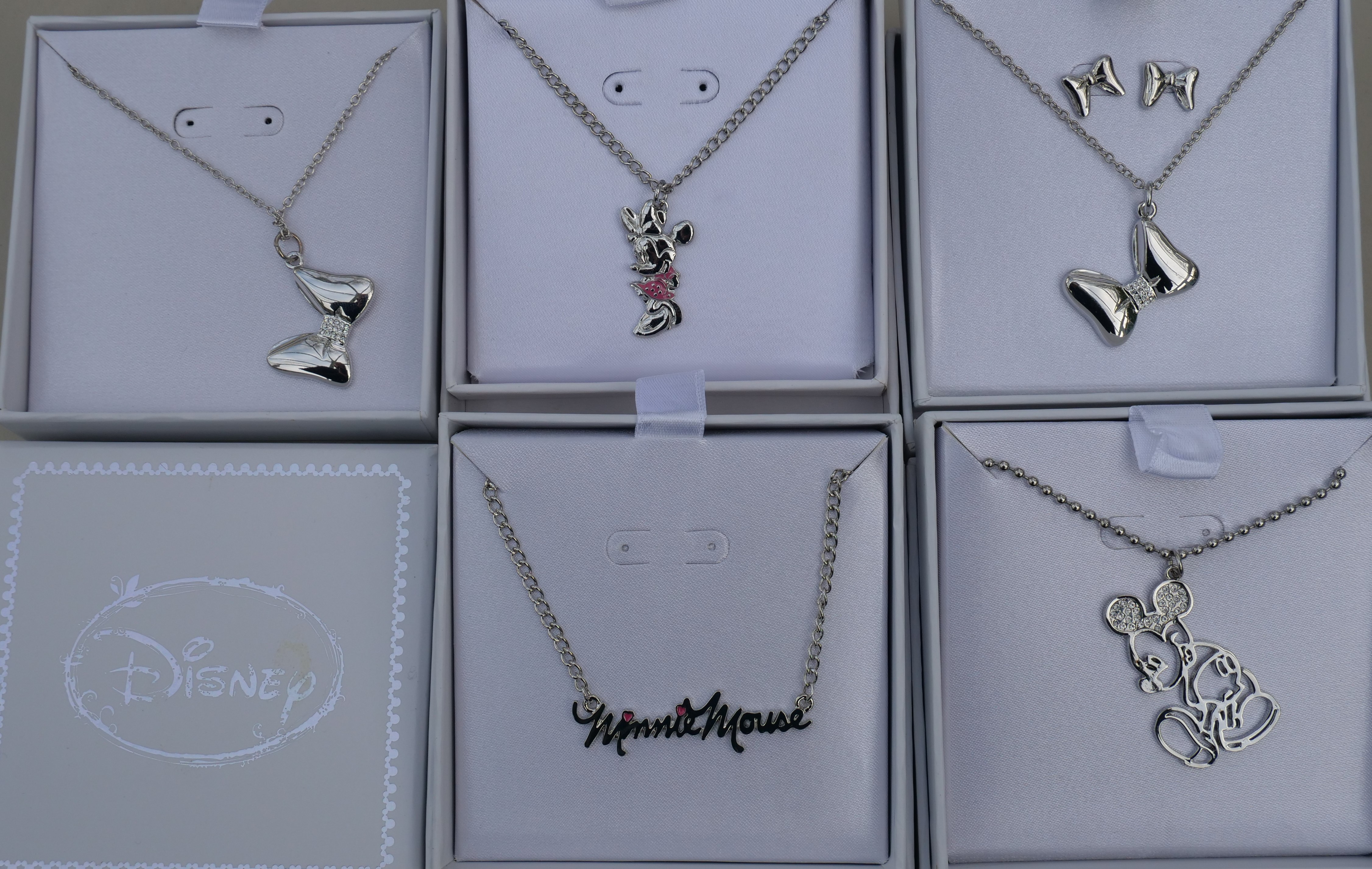 25 X Genuine Disney Minnie and Mickey Mouse Pendant & Earring sets RRP £579.75