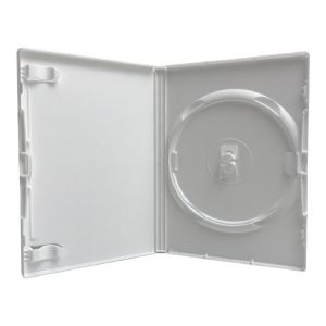 Wholesale Joblot of 100 Amaray Premium Single White 14mm DVD Case