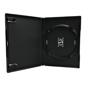 Wholesale Joblot of 100 Amaray Premium Single Black 14mm DVD Case