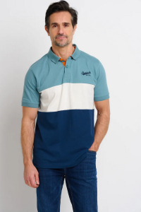 One Off Joblot of 8 Men's Brakeburn Colour Block Polo Shirt