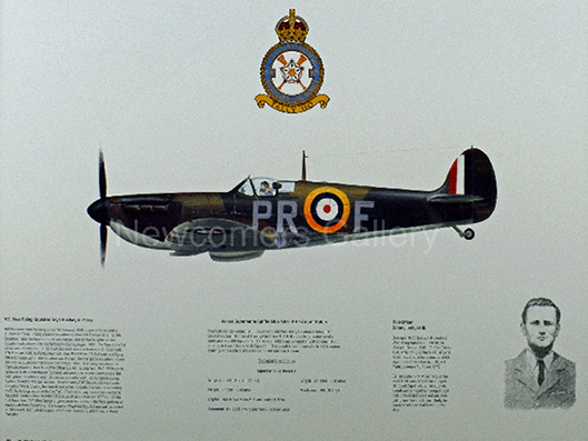 Joblot of 100 Aviation Prints - Vickers Supermarine Spitfire MK1a