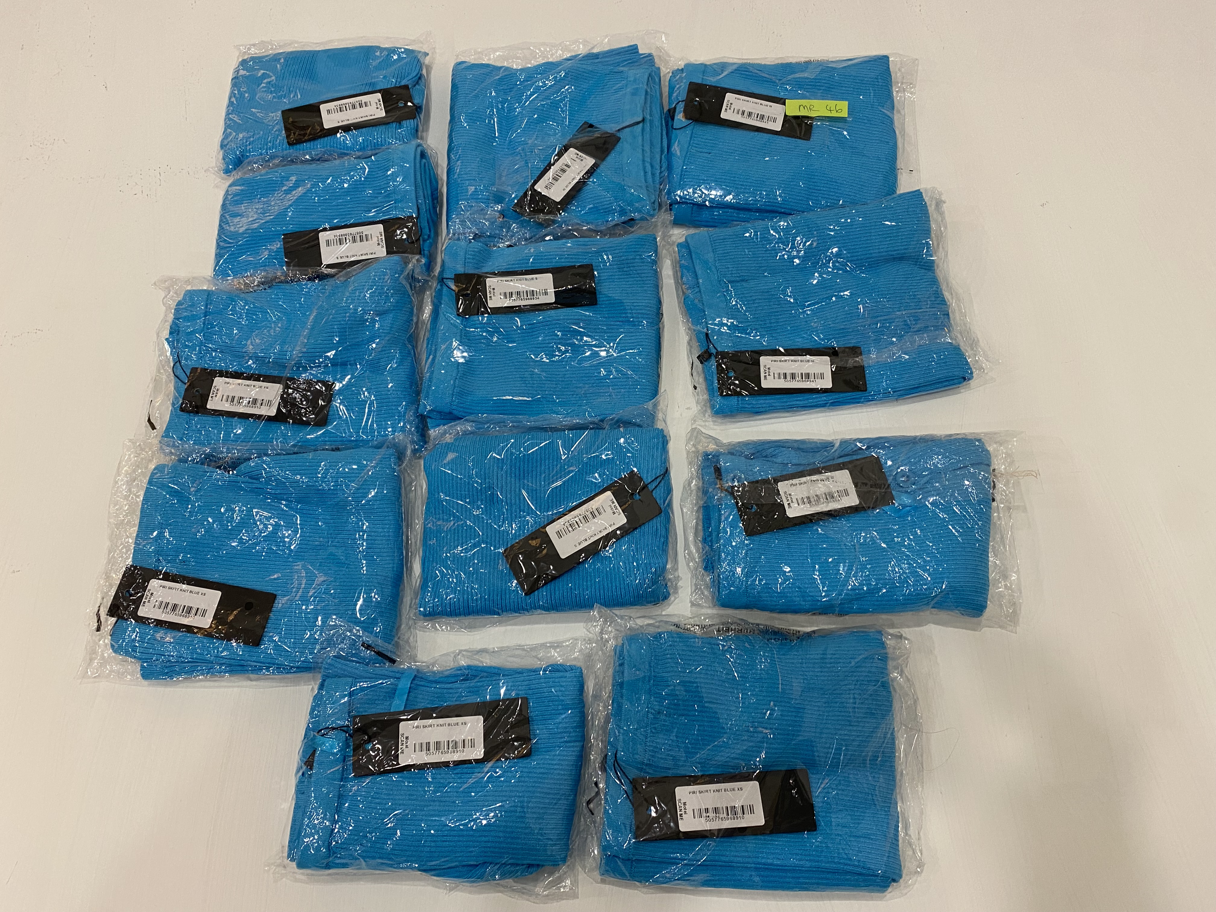 WHOLESALE JOBLOT of 12 MOTEL Rocks Piri Skirts in Blue BNWT (ws623)