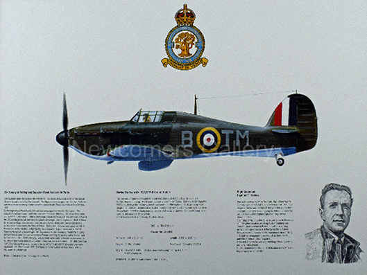 Joblot of 100 Aviation Prints - Hawker Hurricane MK1
