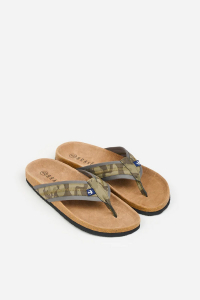 One Off Job Lot of 20 Brakeburn Men's Khaki Camo Flip Flops (7-12)