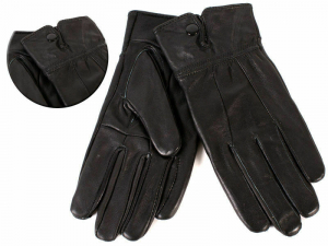One Off Joblot of 12 Ladies Leather Gloves Black 3 Sizes 100% Sheepskin