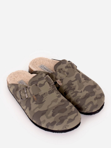 One Off Joblot of 23 Men's Brakeburn Camo Borg Lined Clog Slippers (Size 7-11)