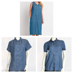 One Off Joblot of 3 Ladies Brakeburn Mixed Denim Dresses & Shirts