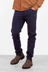 One Off Joblot of 4 Men's Brakeburn Navy Garment Dye Trousers