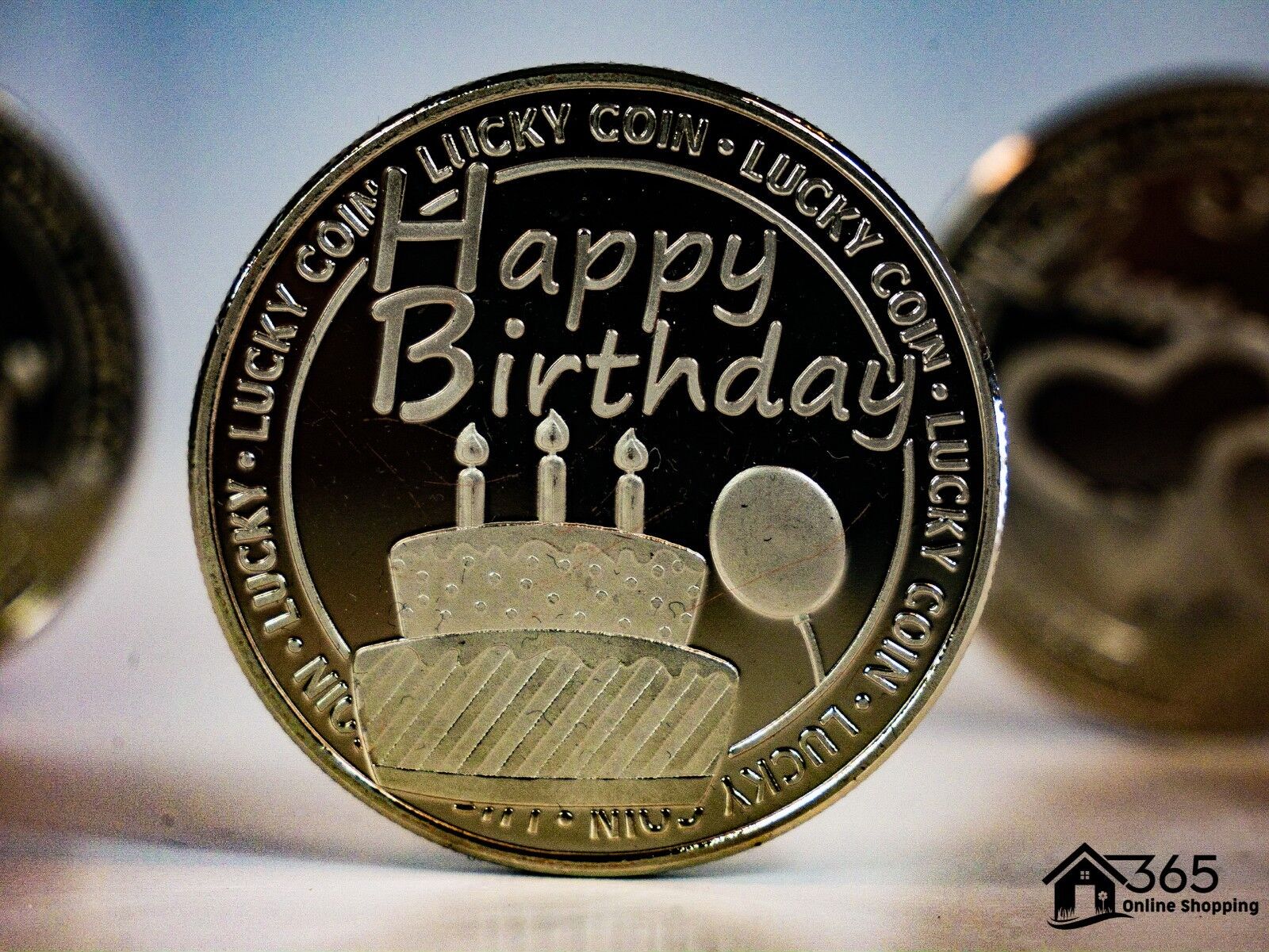 Engraved Lucky Coin Birthday Gift x 50