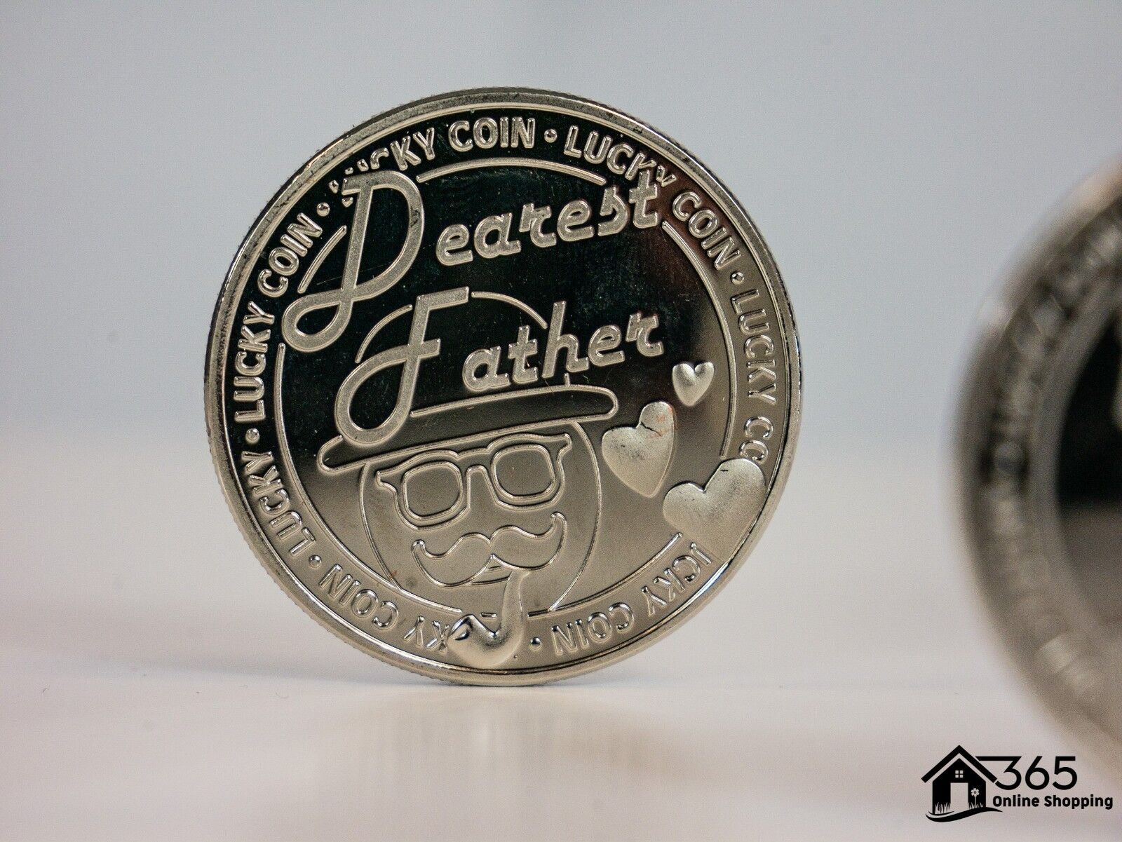 Engraved Lucky Coin Fathers Gift x 50	