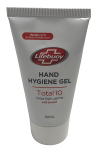 Wholesale Joblot of 50 Lifebuoy Hand Hygiene Gel with Alcohol Total 10 50ml