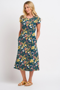 Wholesale Job Lot of 10 Brakeburn Women’s Botanical Jungle Midi Dresses (8-20)