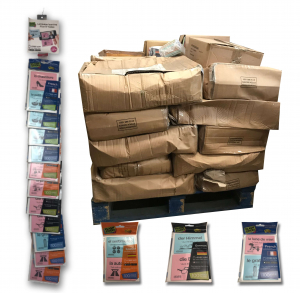 Pallet of 3,860 Mixed FlashSticks French, Spanish & German Post-it Note Packs