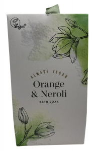 Joblot of 14 Ex-Super Store Always Vegan Orange & Neroli Bath Soak 100g