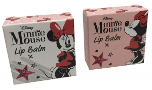 Wholesale Joblot of 18 Disney Minnie Mouse Lip Balm in 2 Types 8g