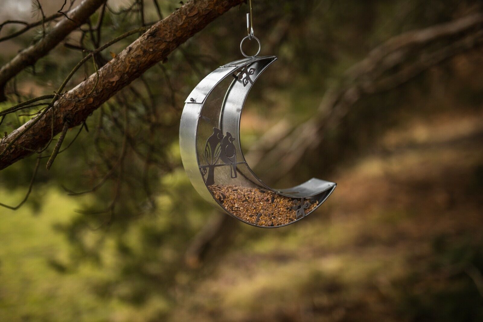 Hanging Moon Garden Bird Feeder x 10