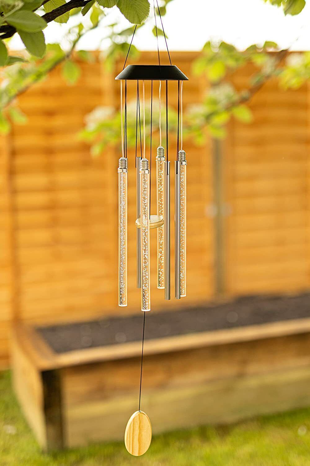Solar LED Wind Chime Colour Changing x 40