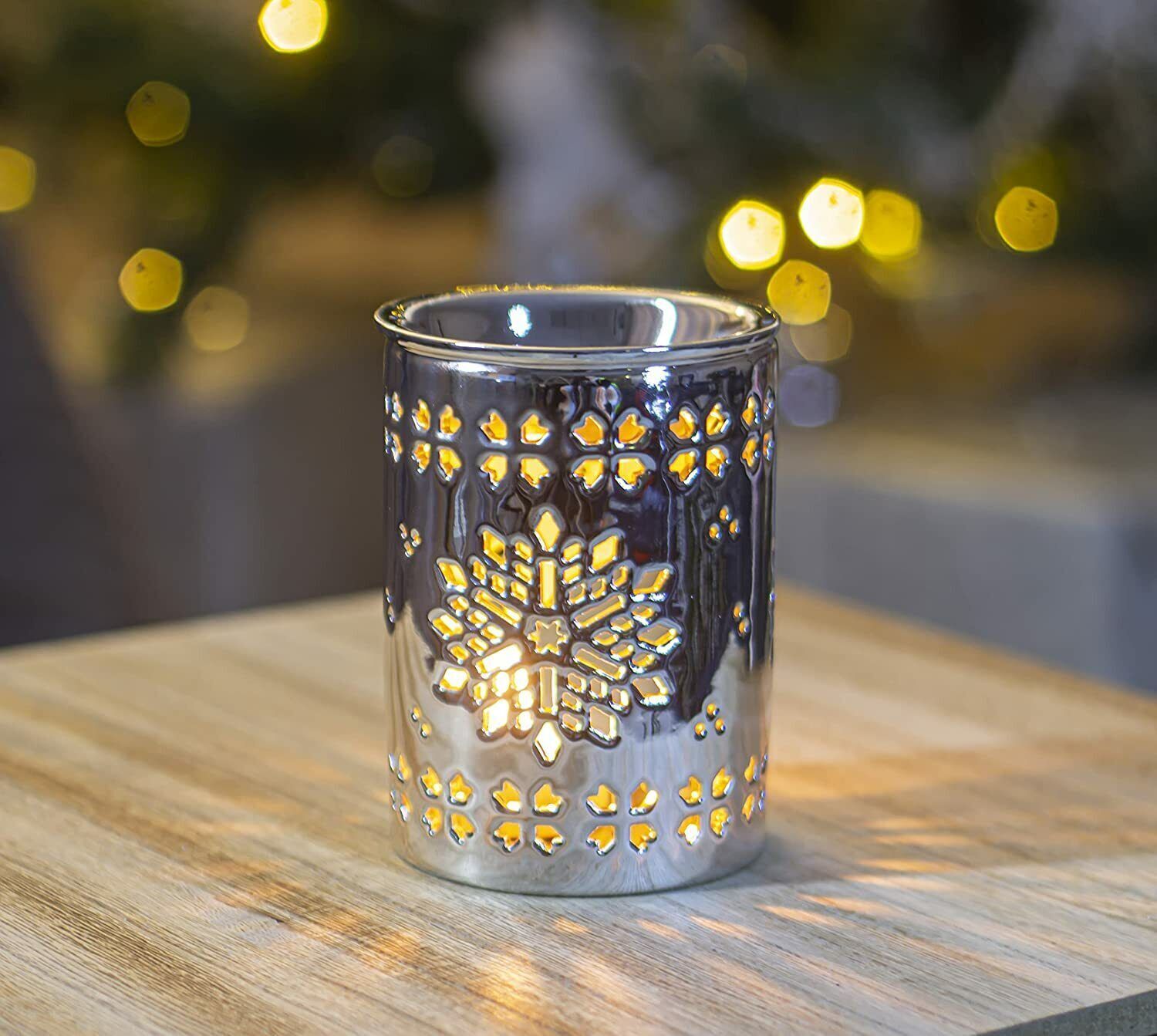 Silver Oil Burner Wax Warmer x 16