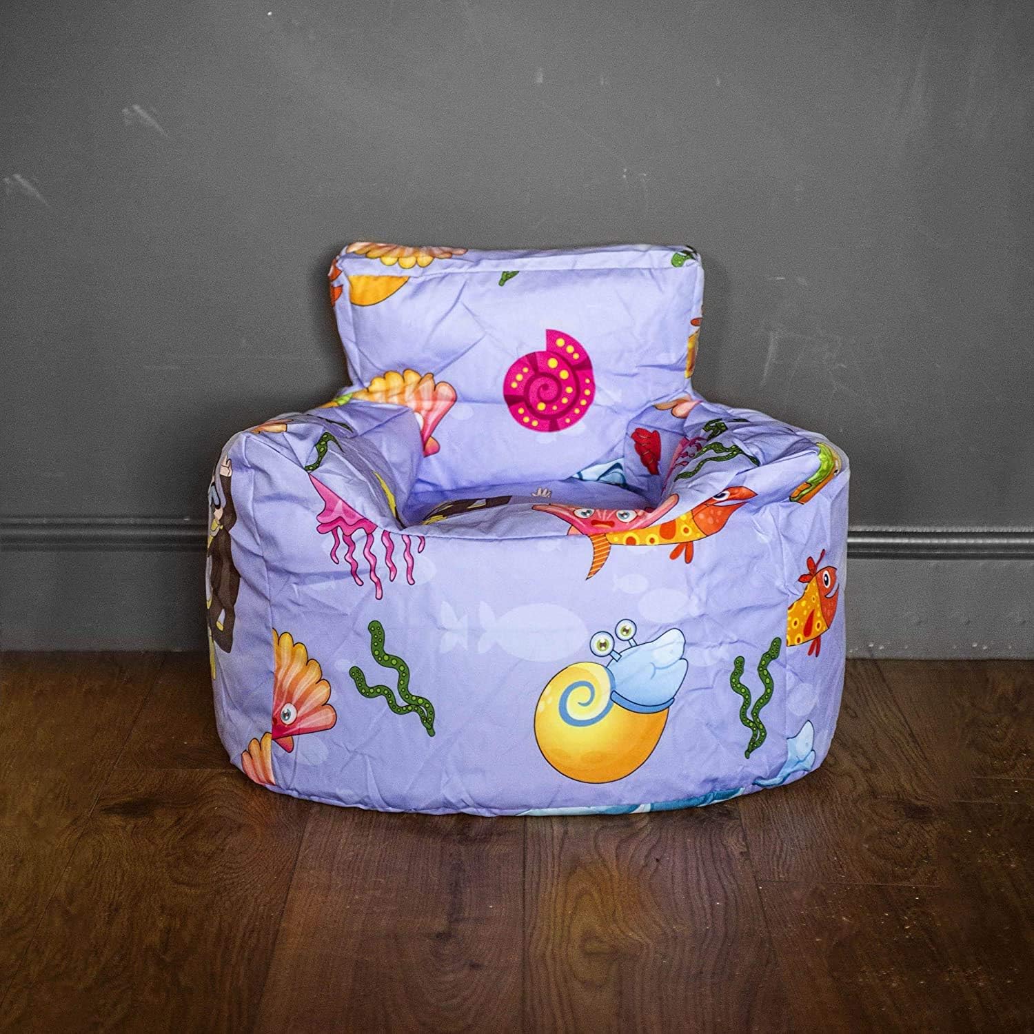 Blue Underwater Fish Bean Bag Cover x 15