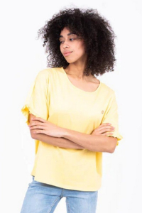 One Off Joblot of 5 Ladies Brakeburn Valeria Yellow T-Shirt